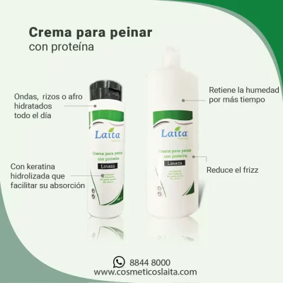 Crema con proteína de Keratina Porosidad alta | By Laita Curly
